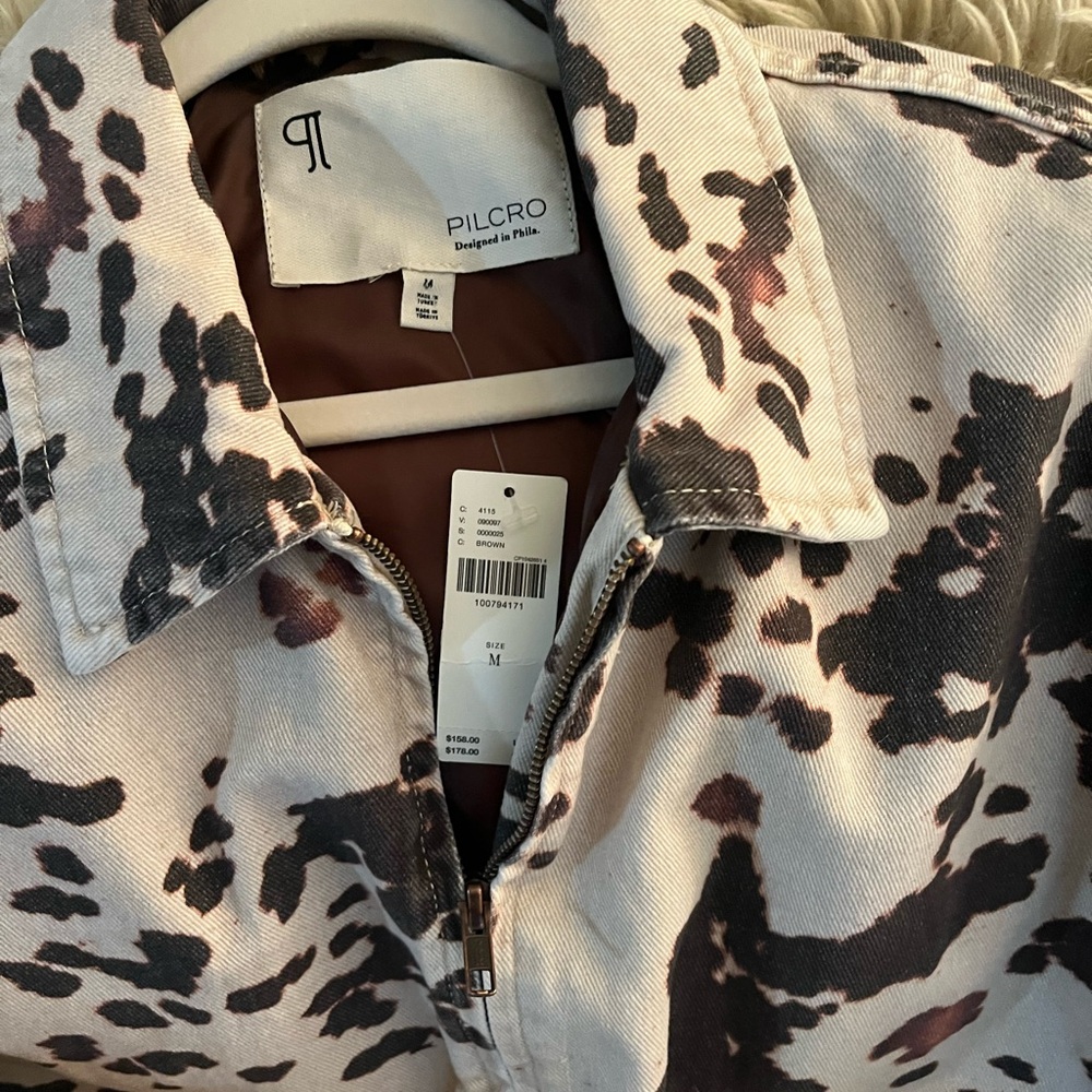 NWT Pilcro Patterned Jacket